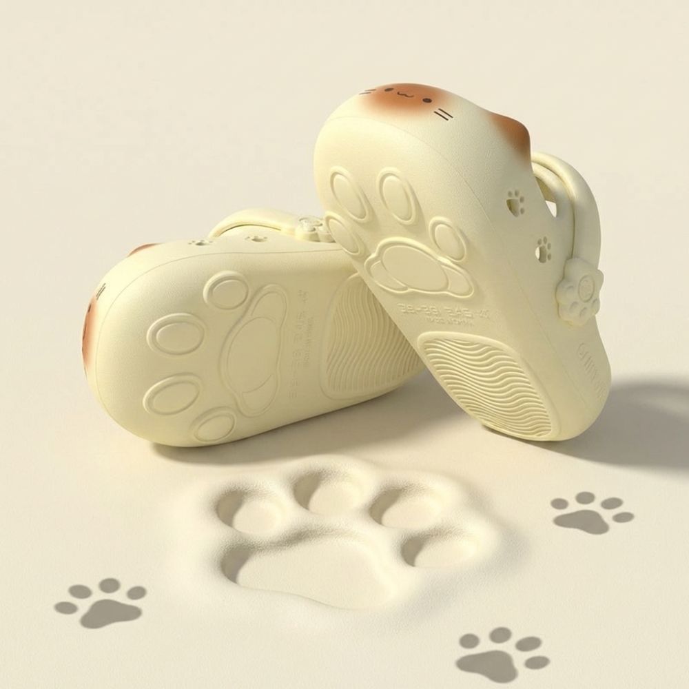 Adorable Waterproof Cat Slippe - Cat Claw Bark 评论和价格