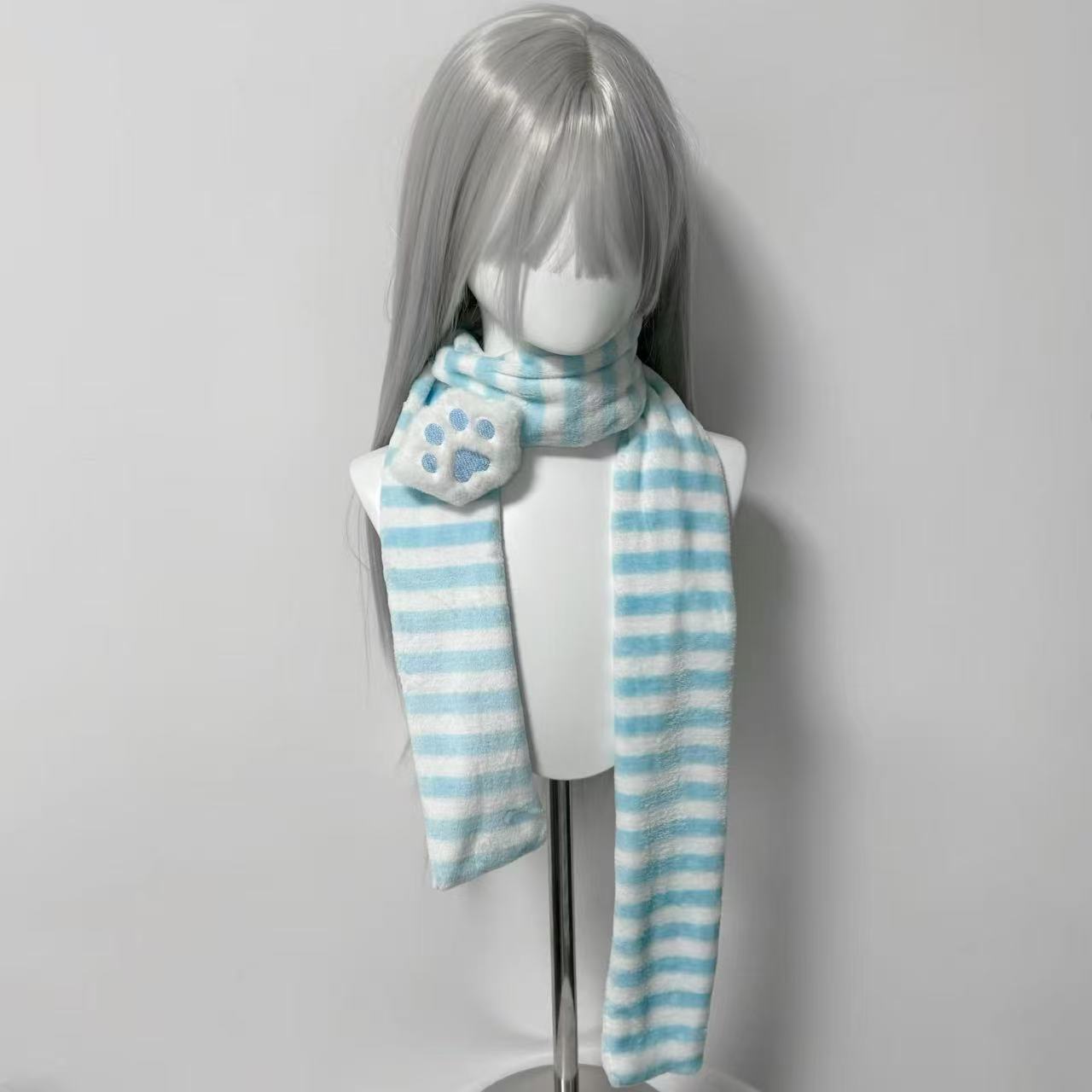 Kawaii Kniied Scarf Cat Paw De - Cat Claw Bark 评论和价格