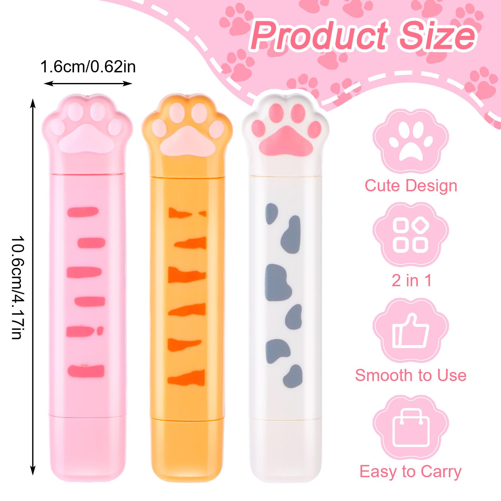 1/3 Pcs White Out Double Faced - Cat Claw Bark 评论和价格