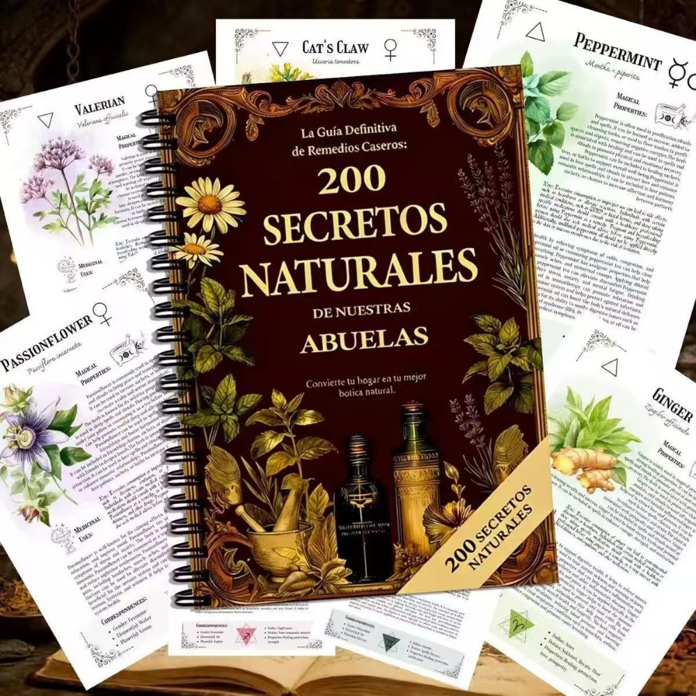 200 Natural Secrets A5 Spanish - Herbal Wellness Remedy 评论和价格