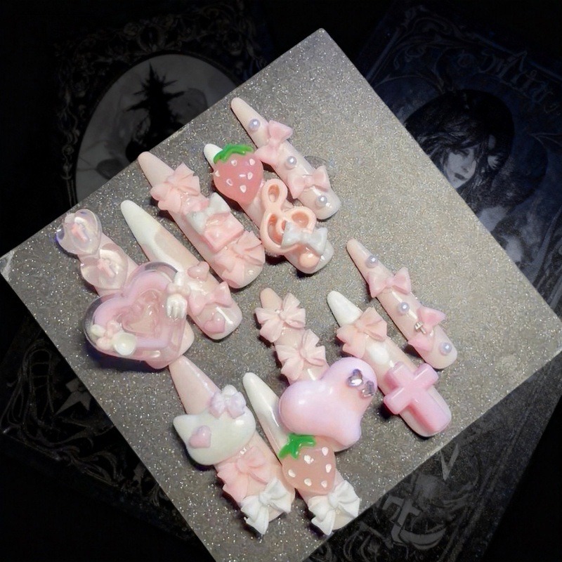 10PCS Sweet Cool White 3D Cat  - Cat Claw Bark 评论和价格