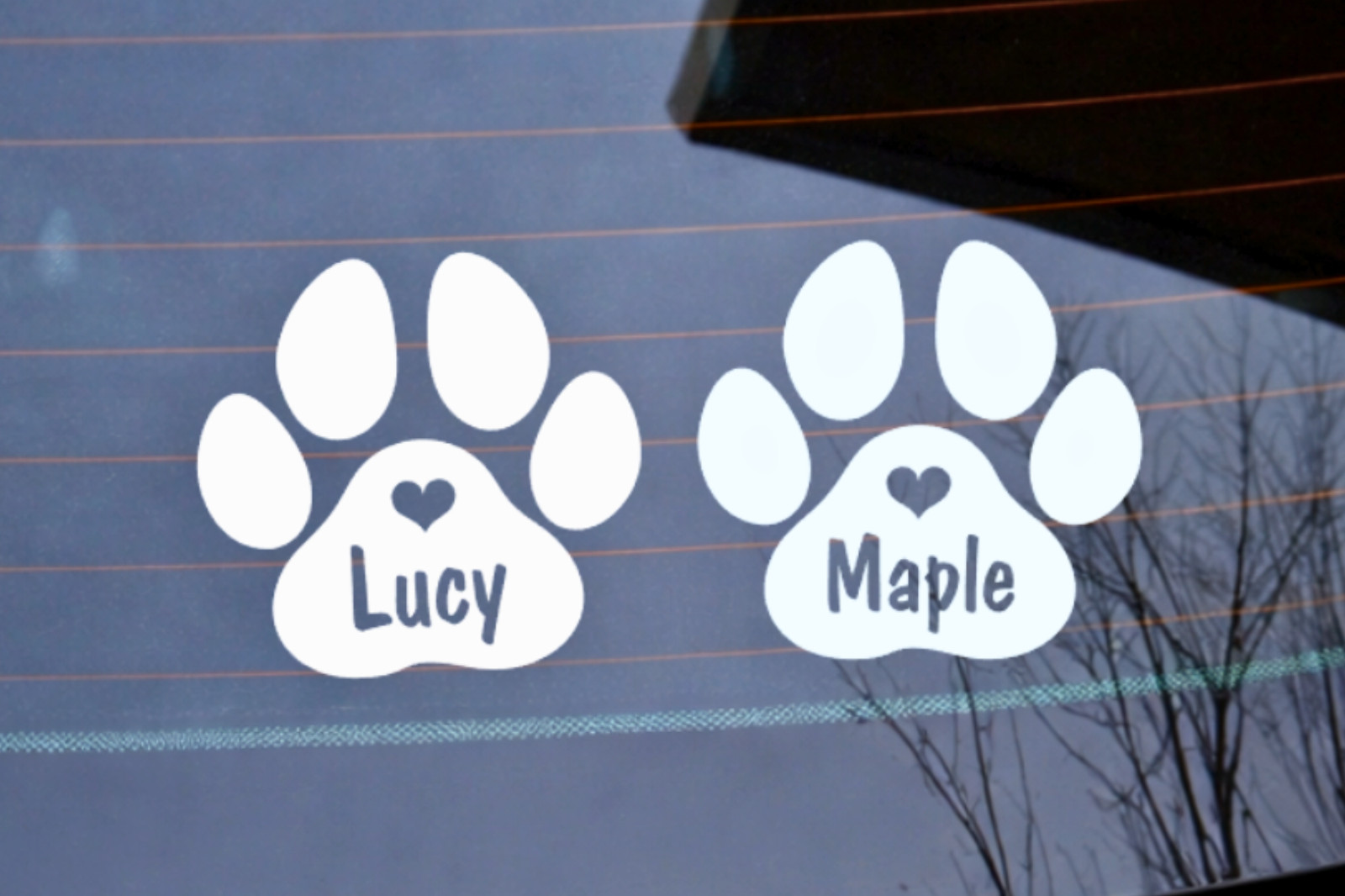 2pcs Personalised Paw Print wi - Cat Claw Bark 评论和价格