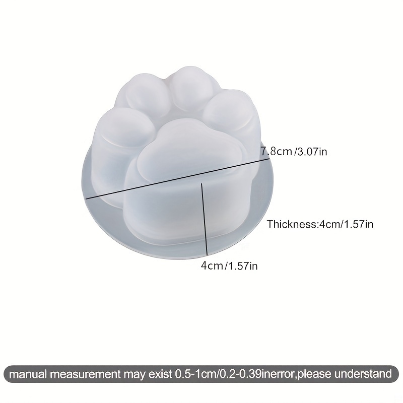1 Large Cat Paw Silicone Mold， - Cat Claw Bark 评论和价格