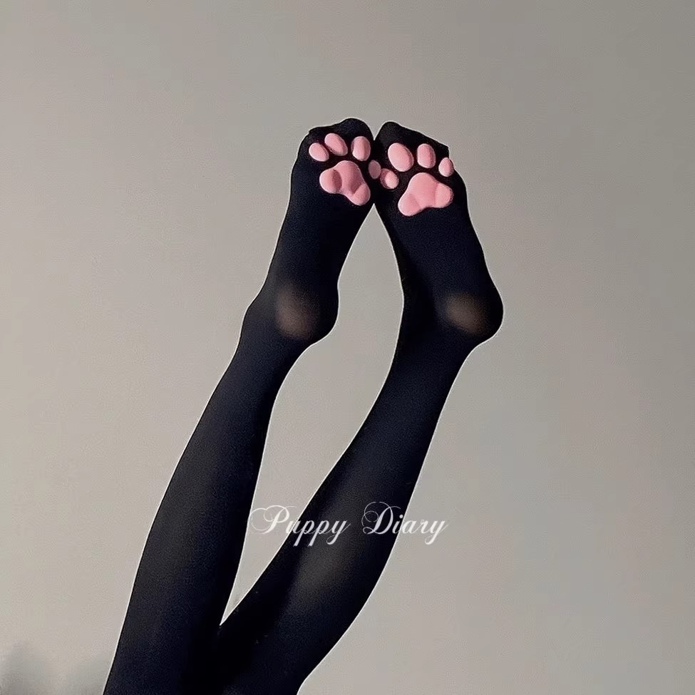 Cat Paw Thigh High Socks Anime - Cat Claw Bark 评论和价格